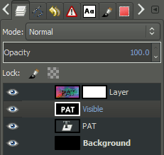 GIMP layer palette copy