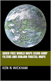 Quick free world maps using GIMP filters and Donjon fractal maps