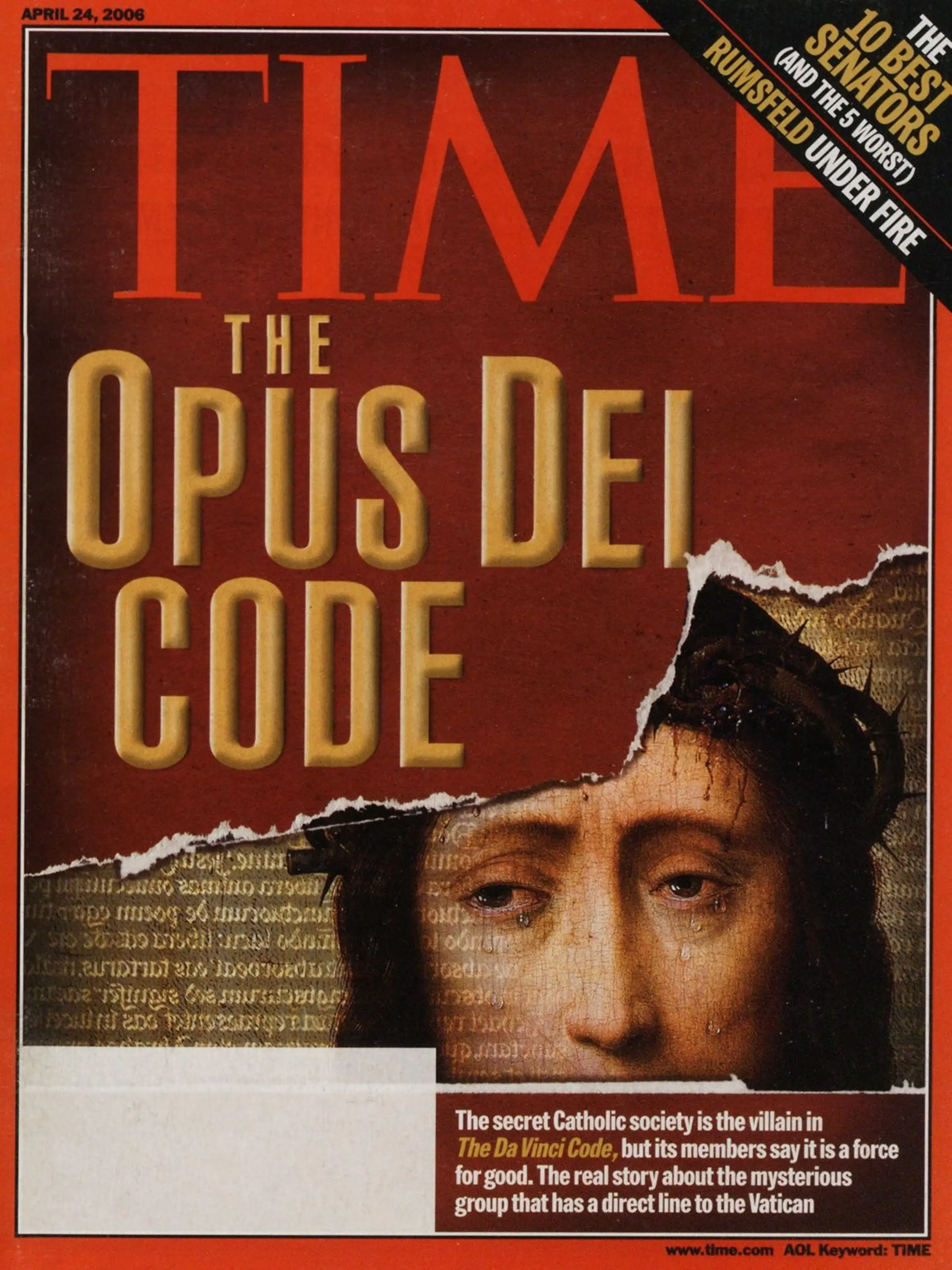 Front Cover of Time Magazine, by Liam Quin
