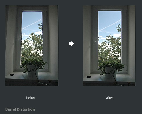 Distorsion en barillet