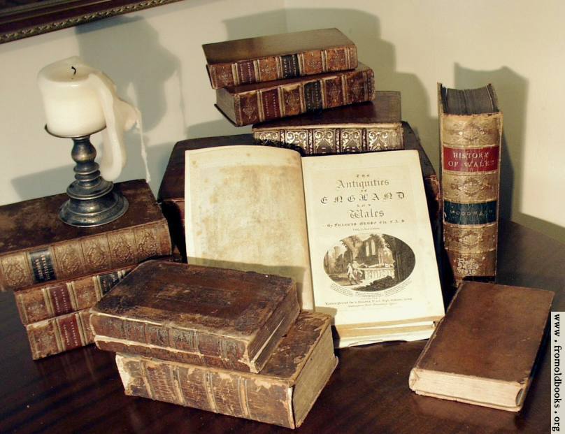 Grose: Antique Books, photographed by Liam Quin, CC-BY-SA