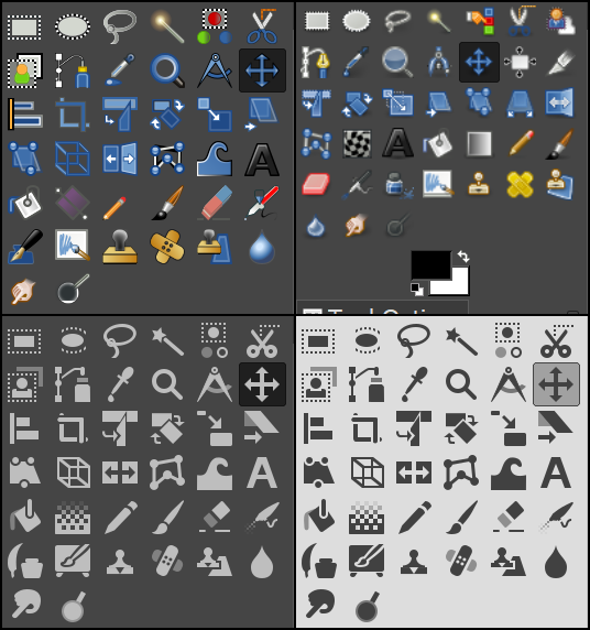 GIMP Icon Themes