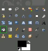 GIMP bucket fill tool